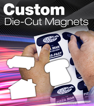 Magnum Magnetics Die Cut - Custom Die Cut Magnet
