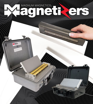 Magnum Magnetics magnetizer machine and industrial magnetizer