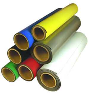 vinyl laminated magnetic sheeting magnum magnetics magnetic laminate sheet